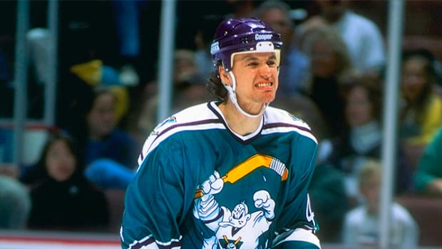 Top 10 Terrible Hockey Sweaters - 1 - Anaheim Mighty Ducks (1995-96)